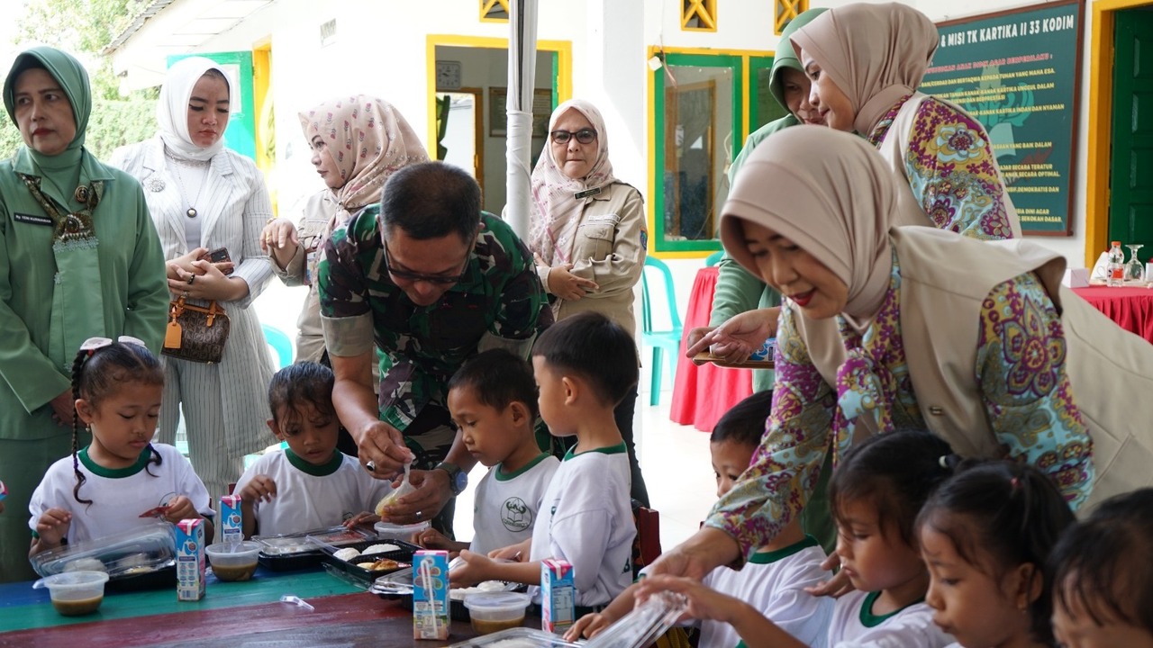 Inilah Tujuan Mulia Kodim 0402/OKI Melaksanakan Program Dapur Masuk Sekolah!