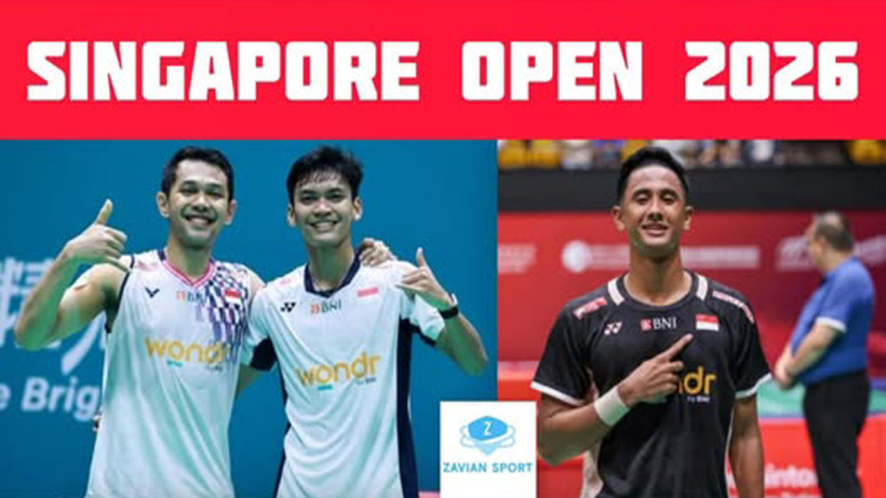 Hasil Singapore Open 2026: Alwi Farhan dan Fajar/Fikri  ke Semifinal.