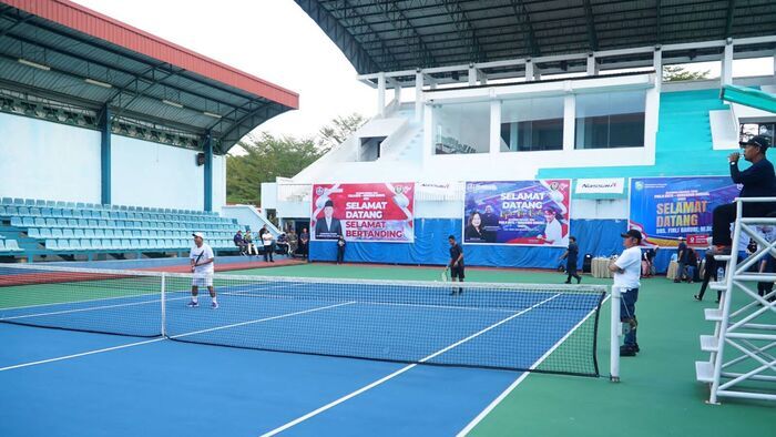 Suport Prestasi Atlet Tenis Sumsel, Herman Deru Buka Kejurnas Piala IMTC-Gubernur 2023 