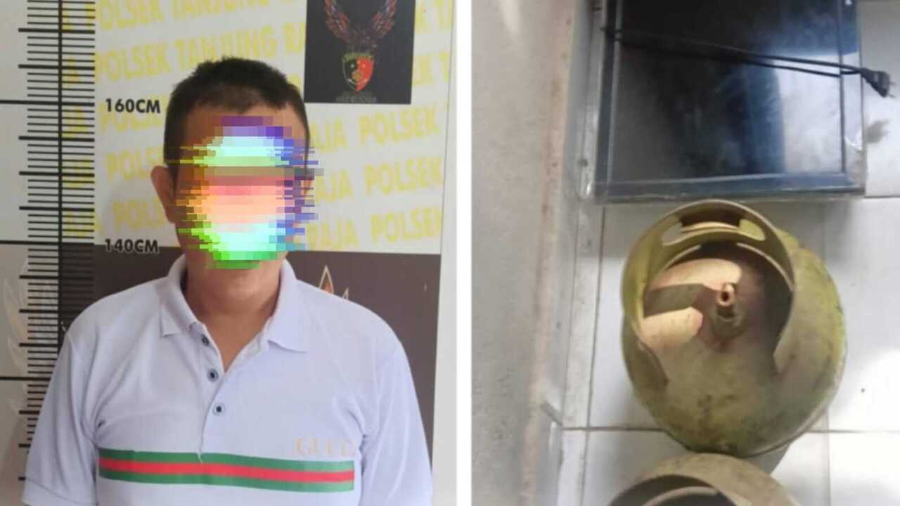 Curi Gas Hingga Daun Pintu, Pria di Tanjung Raja Ogan Ilir Diciduk Polisi