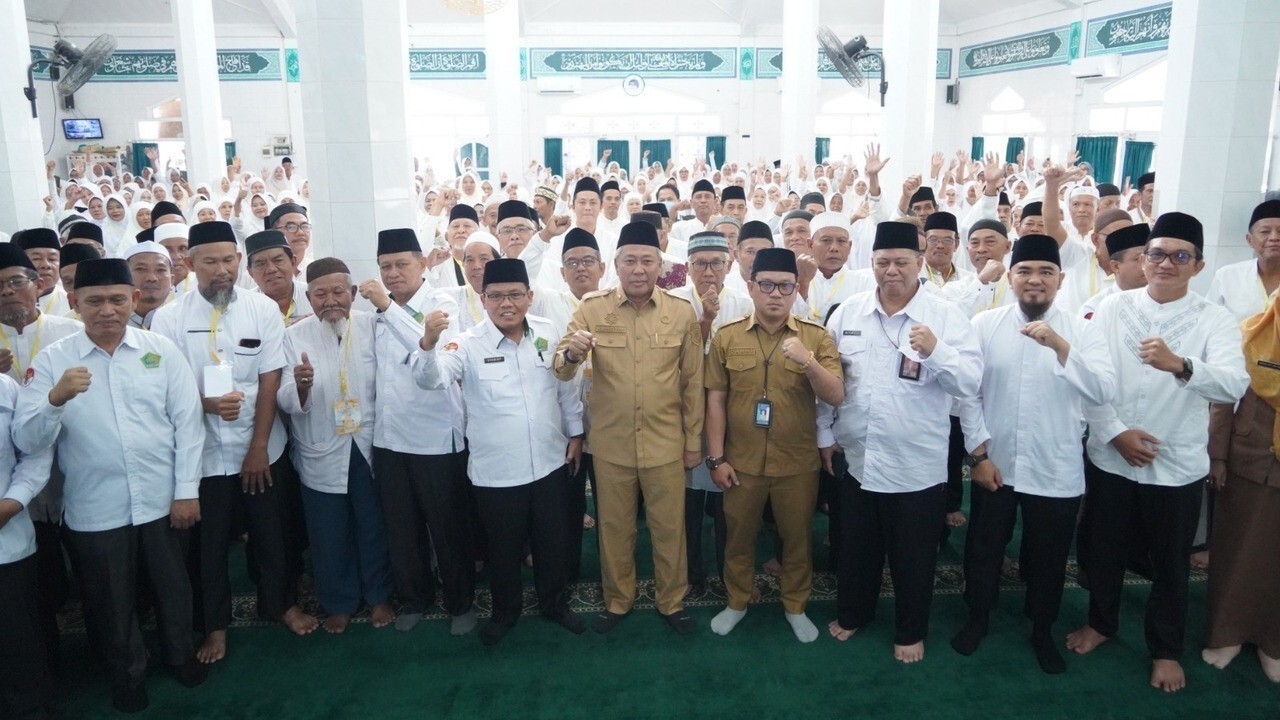 Sebanyak 385 CJH OKI Dibekali Manasik Jelang Berangkat ke Tanah Suci