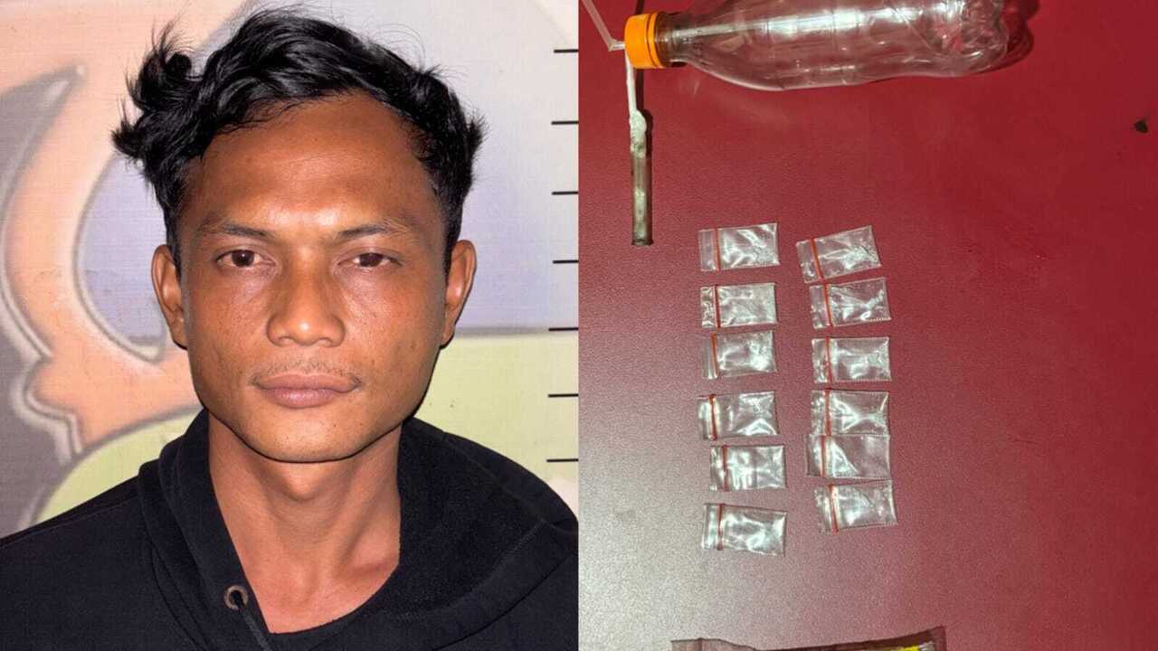 Tangkap Kurir, Satresnarkoba Prabumulih Gagalkan Peredaran 12 Paket Sabu-Sabu