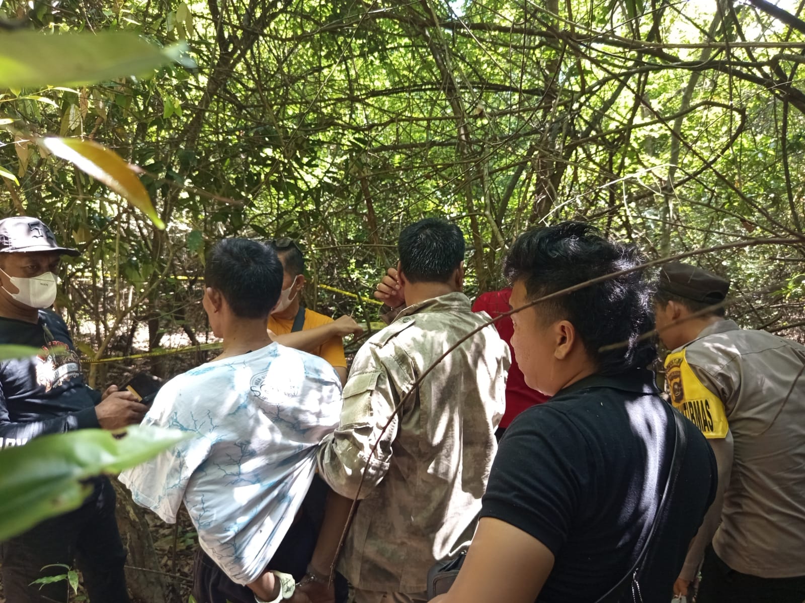 Ditemukan Jasad Sudah Jadi Tulang, ditemukan di Hutan Sekitar Jalan Sekayu - Muara Teladan