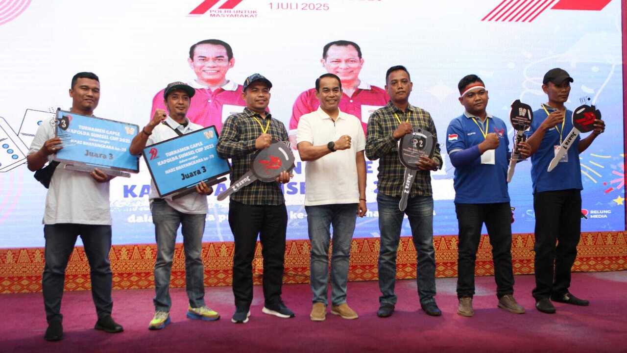 Wagub Cik Ujang Apresiasi Turnamen Gaple Kapolda Sumsel Cup 2025: Perkuat Sinergi dan Silaturahmi