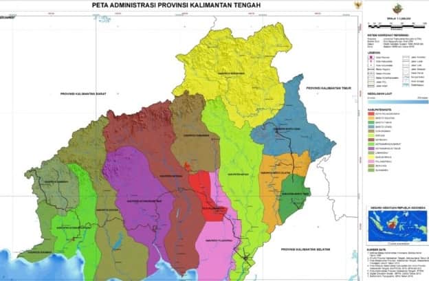 Usulan Provinsi Baru Pemekaran Provinsi Kalteng dan Kalsel, 5 Kabupaten Siap Bergabung Provinsi Barito Raya