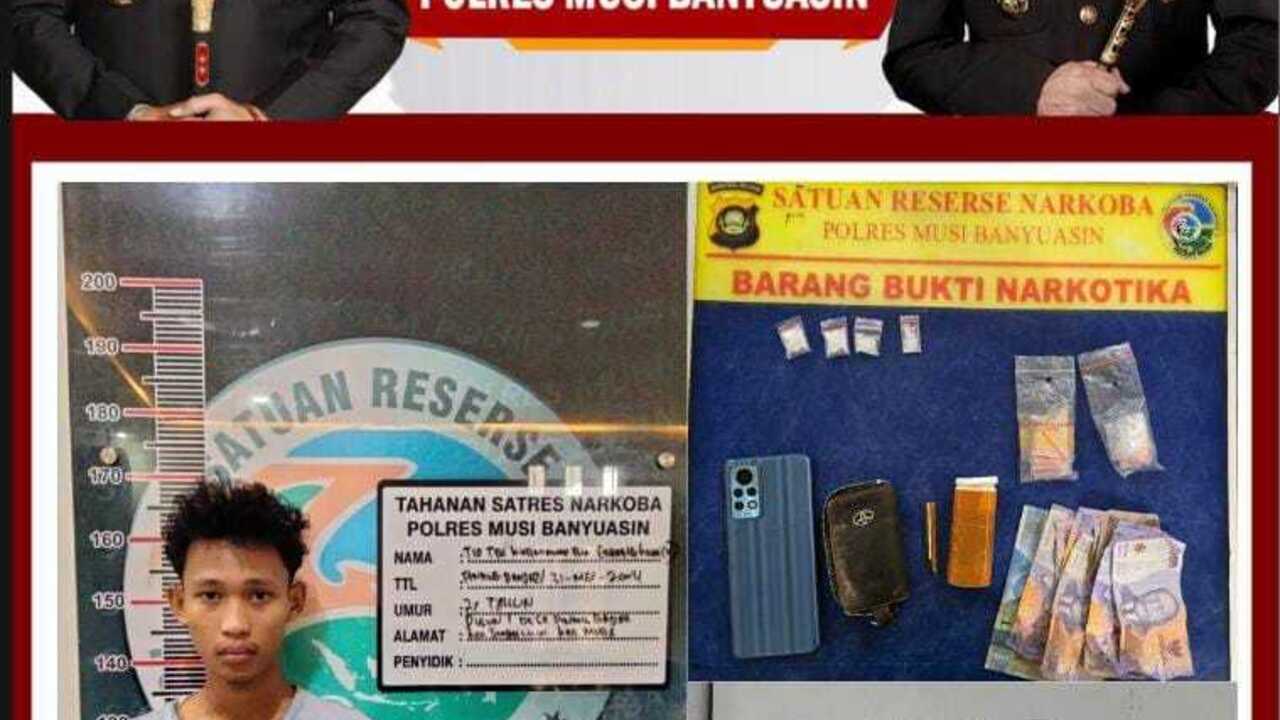 2 Pengedar Narkotika diamankan Sat Narkoba Polres Muba