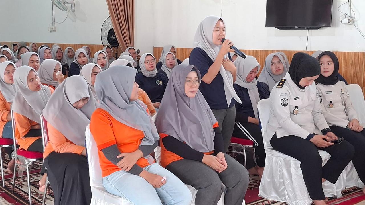 Edukasi KUHP Baru, Kemenkum Sumsel Hadir di Lapas Perempuan Palembang