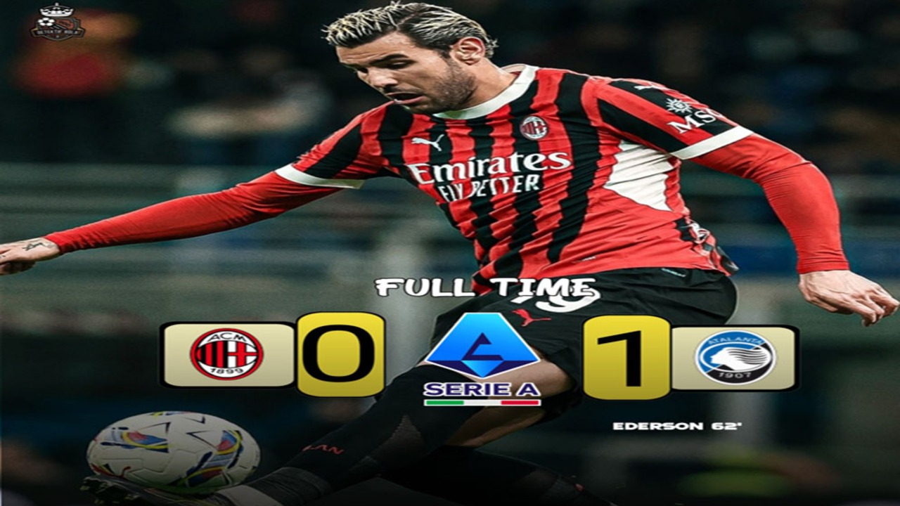 Skor 0-1, AC Milan Tumbang Lagi, Dipermalukan Atalanta di San Siro!