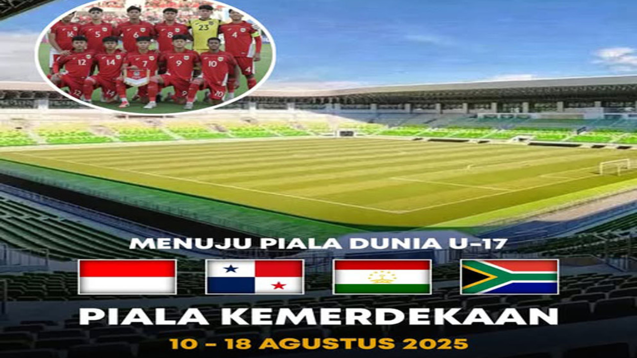 Piala Kemerdekaan 2025: Timnas U-17 Indonesia Tantang Afrika Selatan, Panama, dan Tajikistan