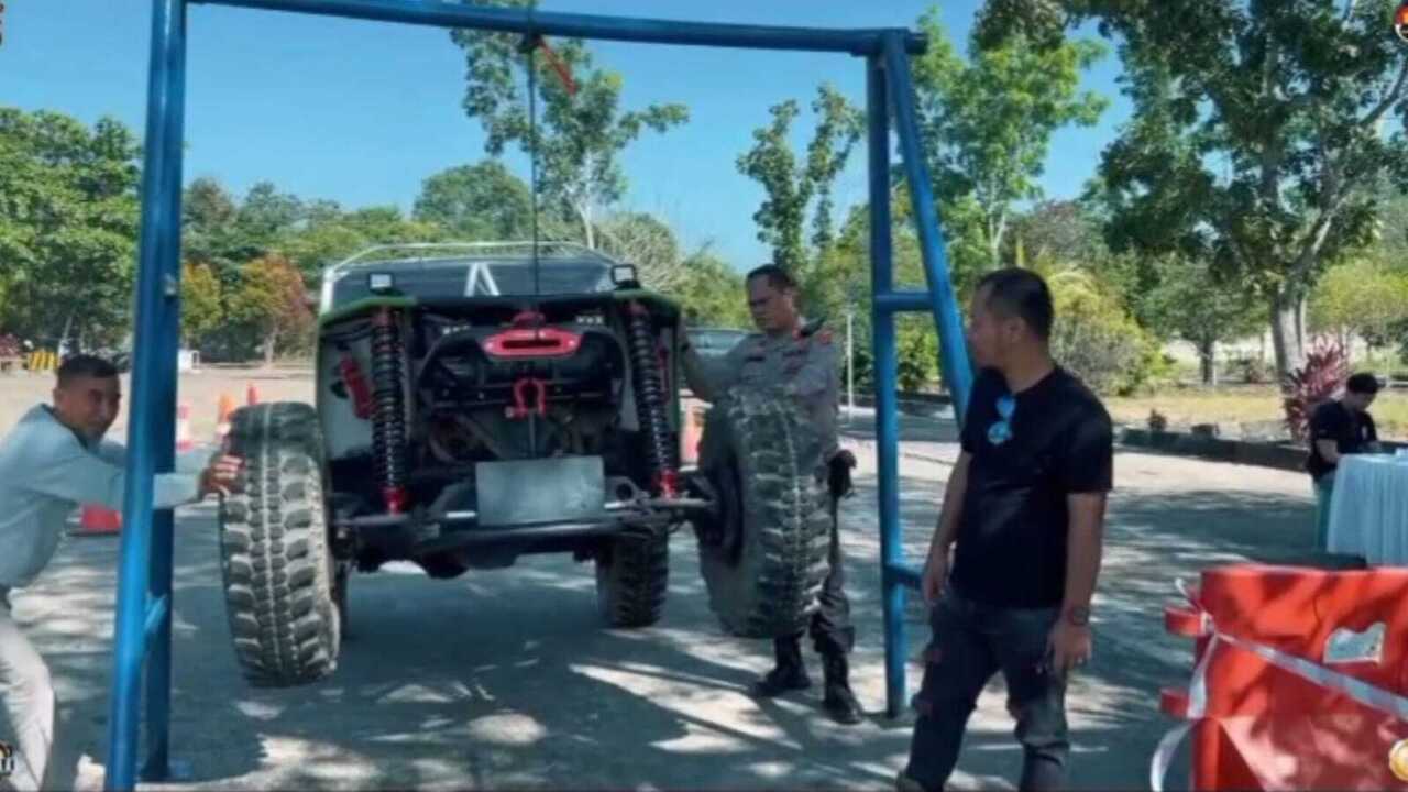 Offroader dari Berbagai Daerah Tiba di Prabumulih, Jalani Scrut Jelang Bhayangkara Offroad 2025
