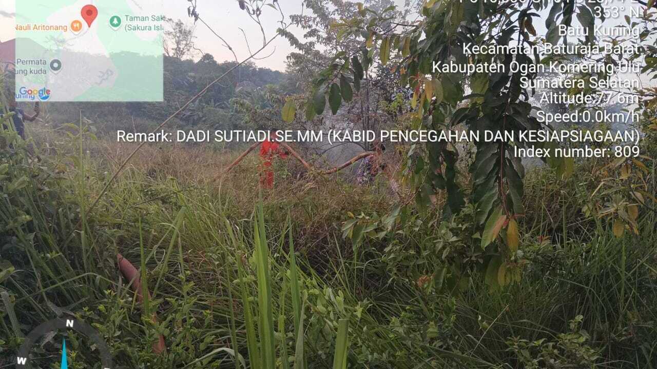BPBD OKU Deteksi Dua Titik Hotspot Karhutla