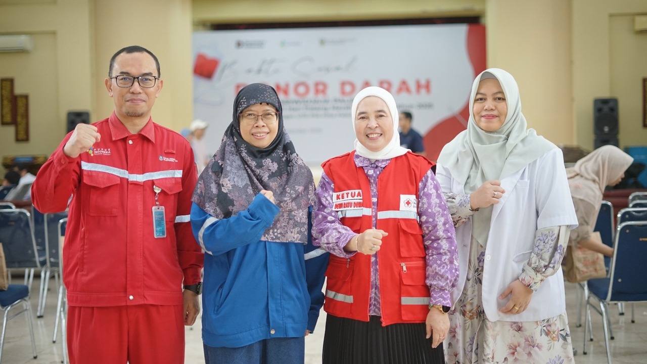 Pusri Gelar Aksi Donor Darah Peringatai Hari Palang Merah Indonesia 2025