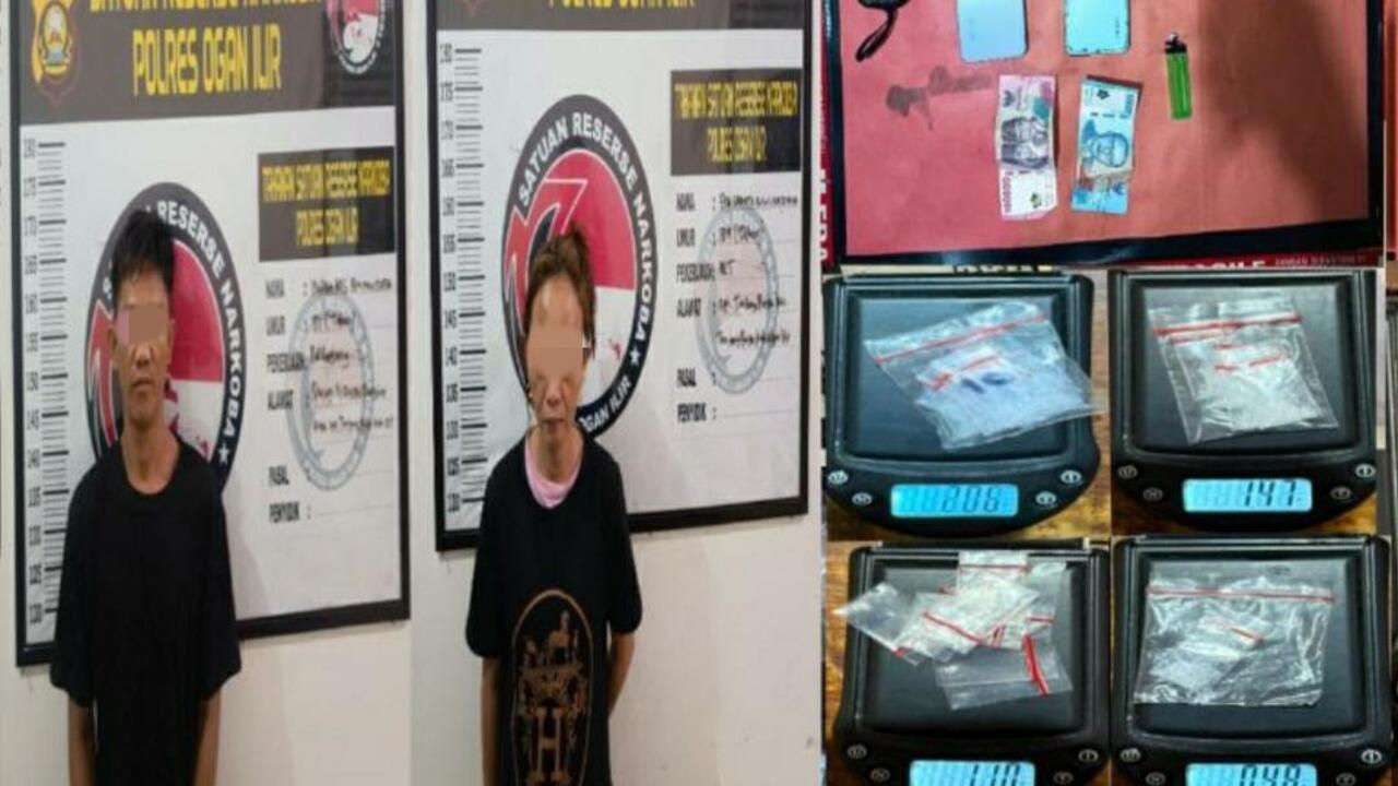 15 Paket Sabu Siap Edar Disita, Pasangan Pengedar Dibekuk Polisi