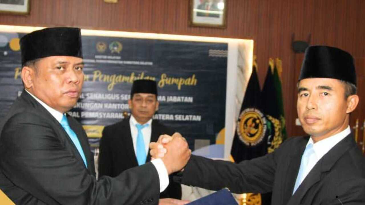 Kepemimpinan Lapas Kayuagung Sah Berganti, dari Syaikoni ke Chandra Syahputra Tarigan