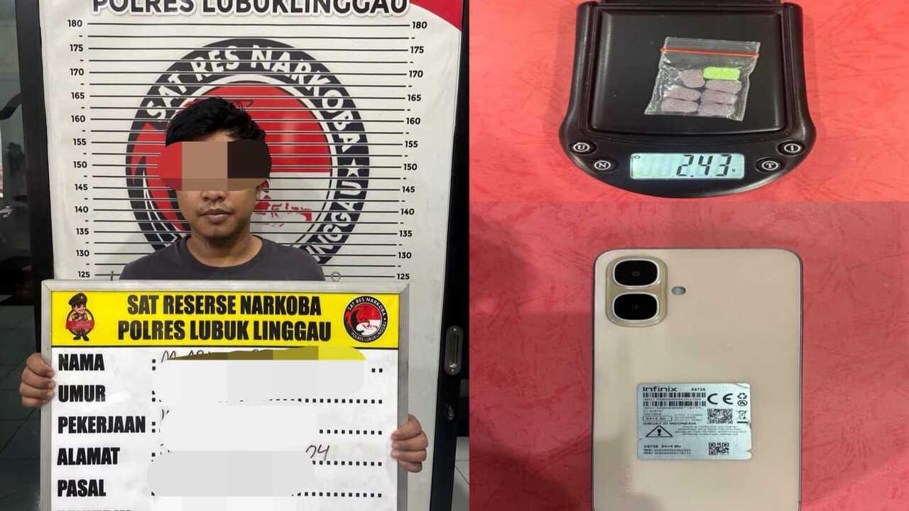 Ekstasi Berlogo LV dan Minion Beredar di Lubuklinggau, Polisi Ringkus Terduga Pengedar
