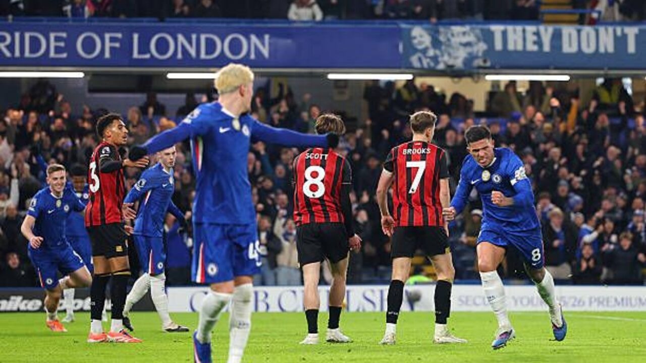 Hasil Liga Premier Inggris: Chelsea 2-2 Bournemouth, The Blues Gagal Tembus Empat Besar.