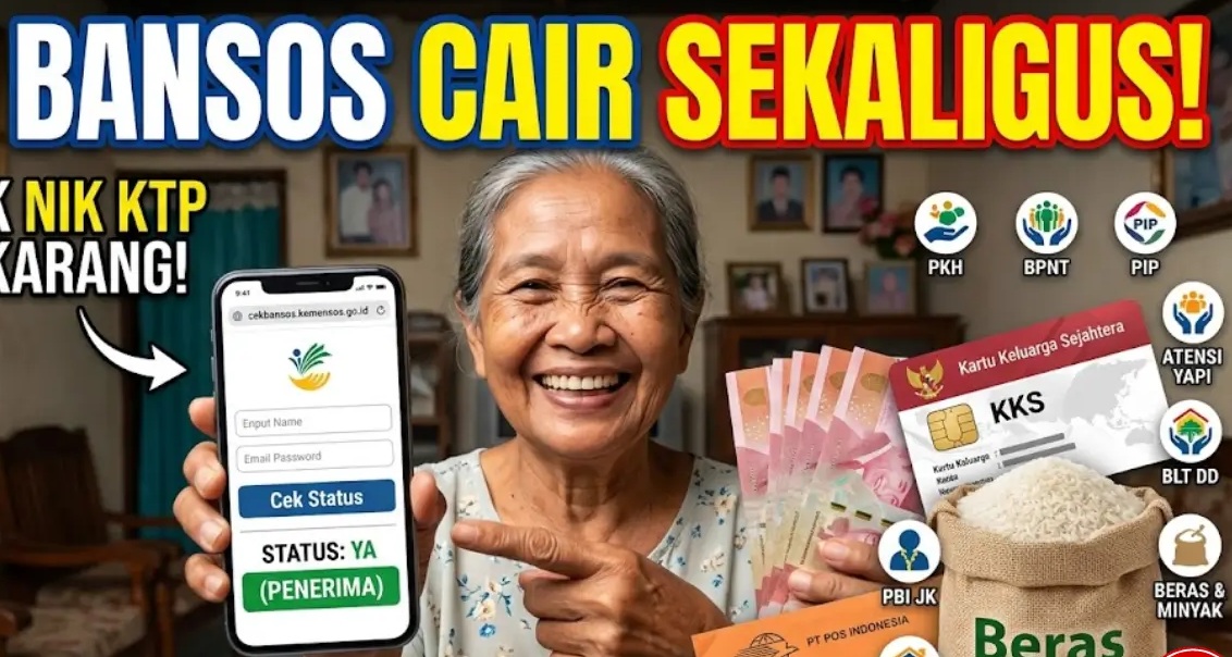 Bansos Juli 2026 Mulai Cair, Simak Jadwal PKH, BPNT, PIP hingga Bantuan Beras dan Cara Cek Status Penerima