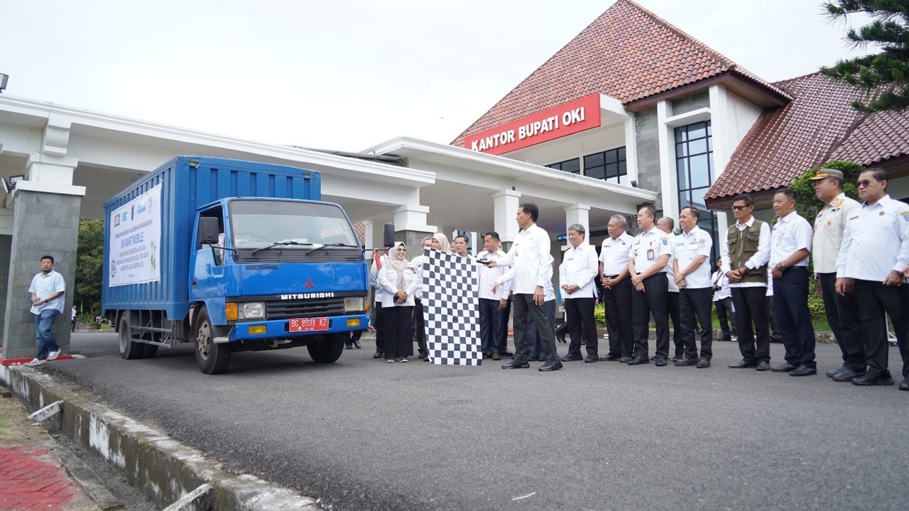 OKI Mart Keliling Sediakan Pangan Murah saat Ramadan