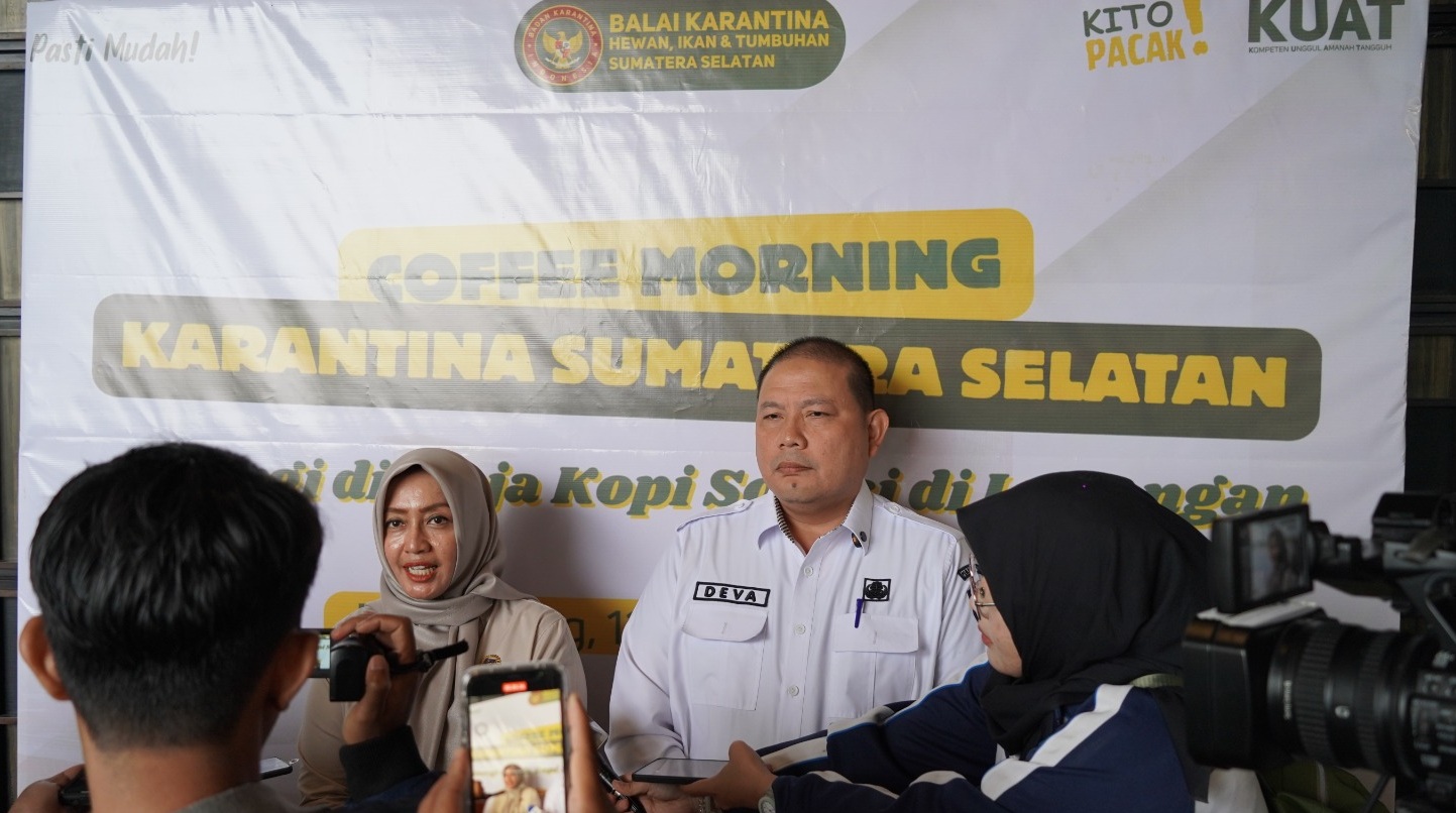 Karantina Sumsel Bangun Sinergi Lewat Coffee Morning Antarinstansi: Sinergi di Meja Kopi, Solusi di Lapangan