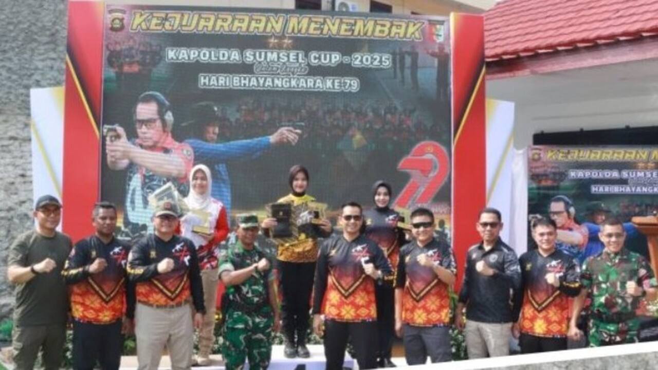 Bidikan Jitu Polwan OKU Raih Juara di Piala Kapolda Sumsel 2025