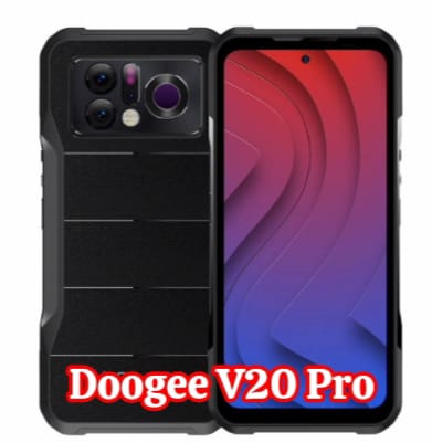 Doogee V20 Pro, HP Outdoor, dengan Layar Berpanel AMOLED dan Tekstur ala Kulit Sintetis