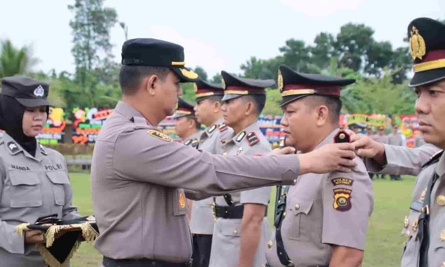 Tiga Kapolsek di Wilayah OKI Berganti, Ini Pesan Kapolres AKBP Dili Yanto...