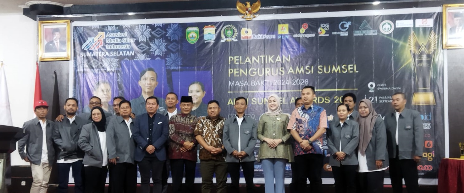 Kepengurusan AMSI Sumsel Periode 2024-2028 Resmi Dilantik: Peran Penting Media Siber dalam Menangkal Hoaks