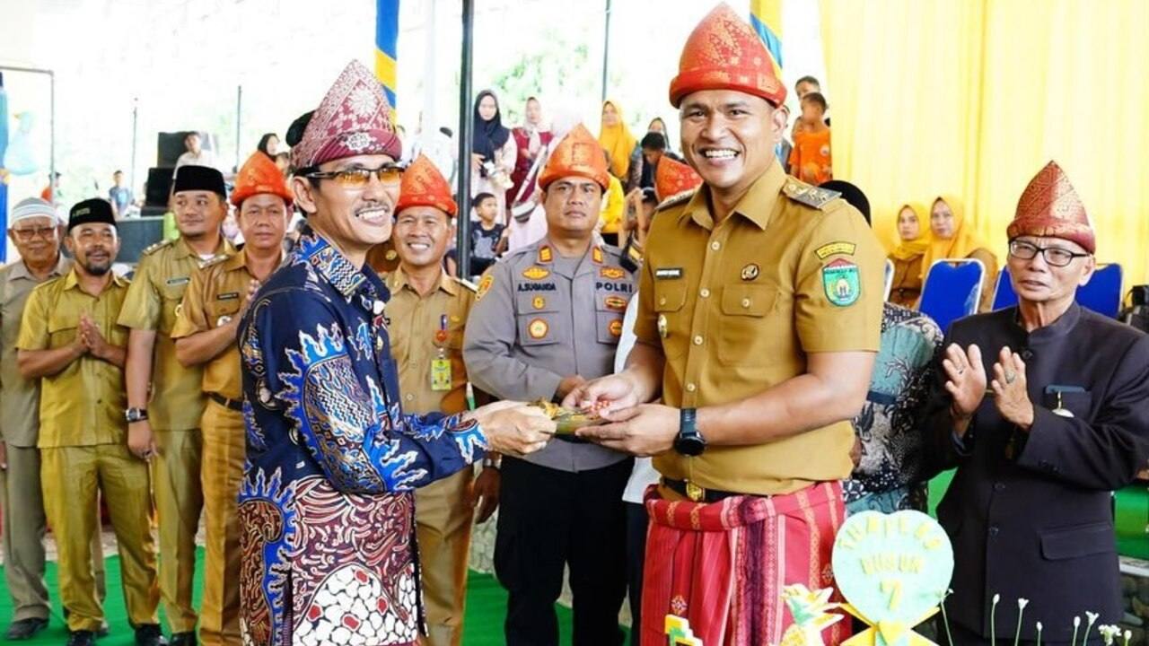 Hadiri HUT Desa Tanjung Menang ke-24, Franky Nasril Ajak Pemerintah Desa Bersinergi Sejahterakan Masyarakat