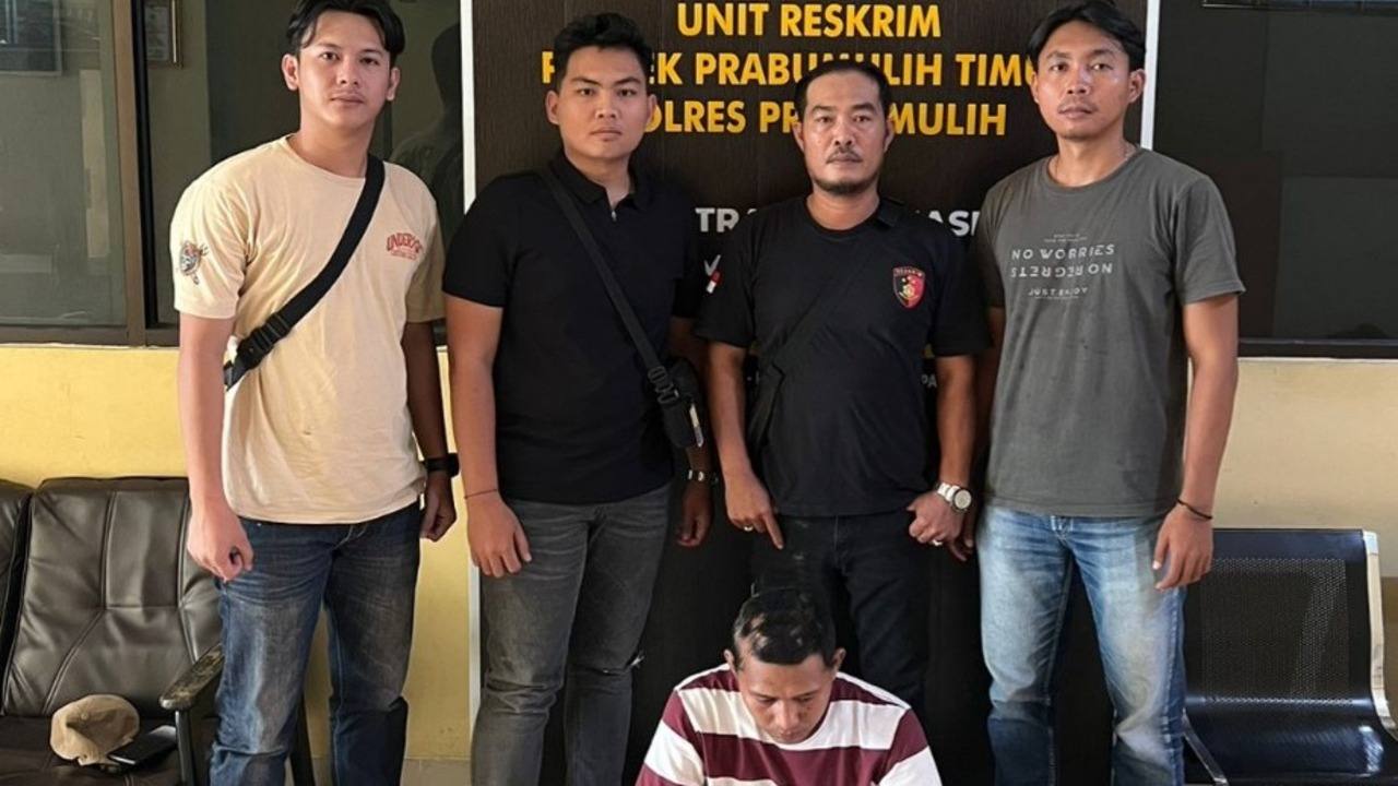 Nekat Curi Kabel dan 279 Bata Ringan, Pemuda di Prabumulih Ditangkap Polisi Saat Asik Makan Siang