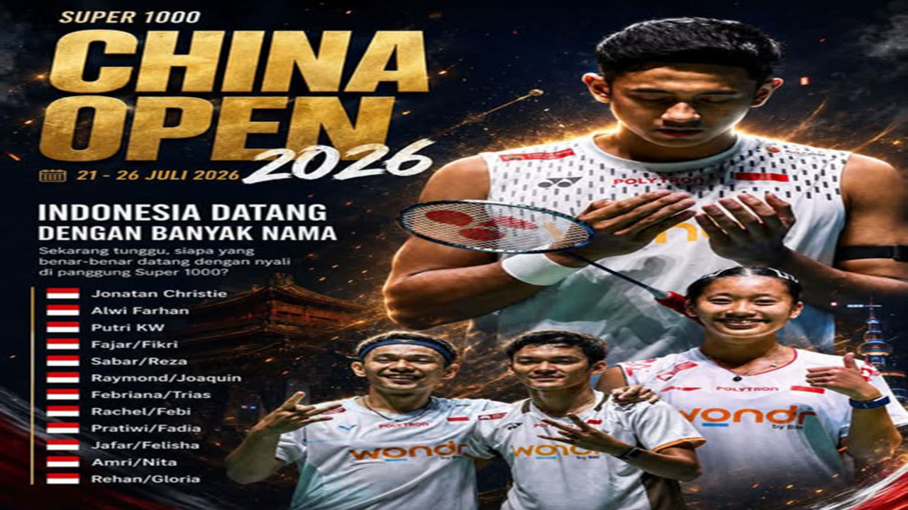 China Open 2026: Jalur Neraka Alwi Farhan.