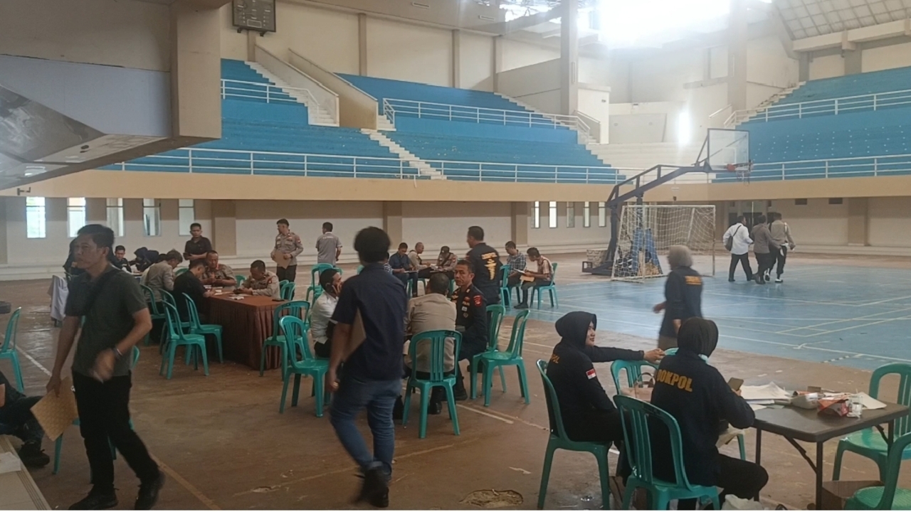 Cegah Terjadinya Penyimpangan Penggunaan Senpi, Polres OKI Periksa Psikologi Ratusan Personel