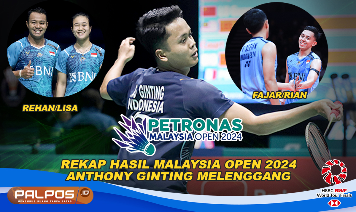 Rekap Hasil Malaysia Open 2024: Anthony Ginting Libas Wakil Taiwan, 3 Wakil Indonesia Lolos, 3 Kandas