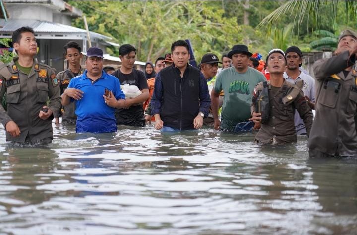 Ratusan Rumah di Payaraman Ogan Ilir Terendam Banjir, Bupati tinjau lokasi