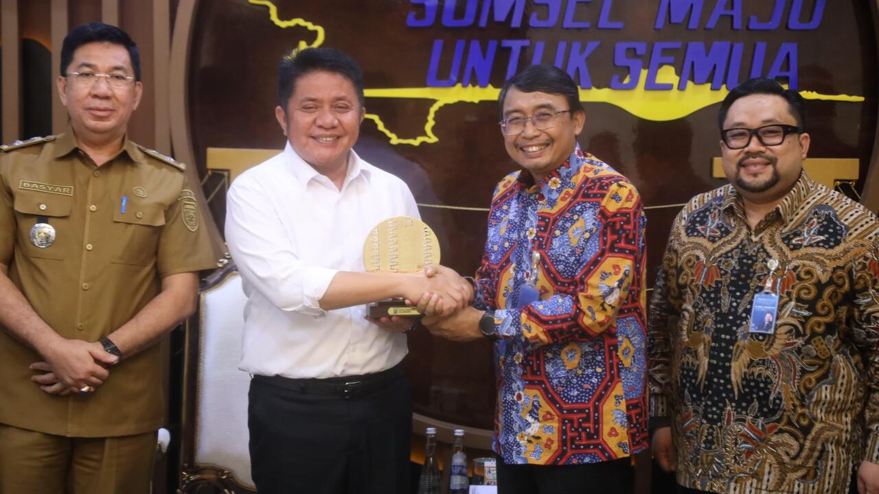 Audiensi Dirut Baru Pusri, Herman Deru Tekankan Pentingnya Distribusi Pupuk untuk Pertanian Sumsel