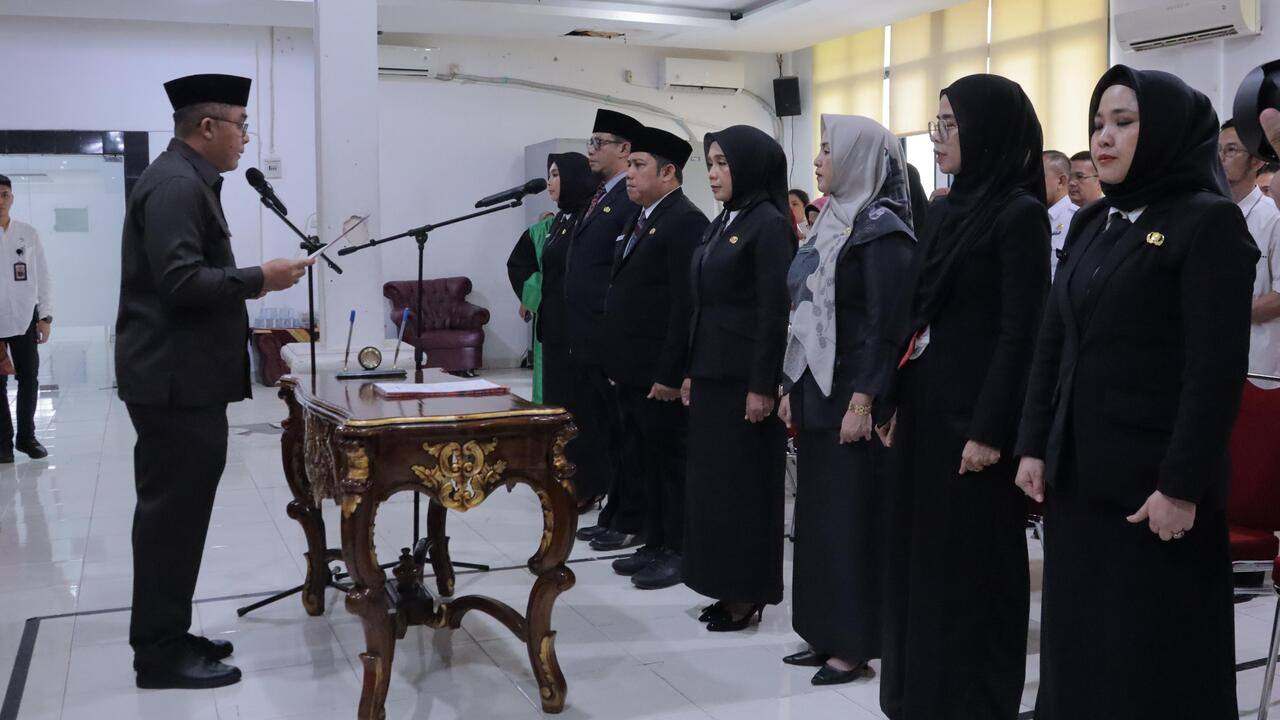 Pemkot Palembang Lantik 7 Pejabat Fungsional, Dorong Kinerja Maksimal dan Profesionalisme