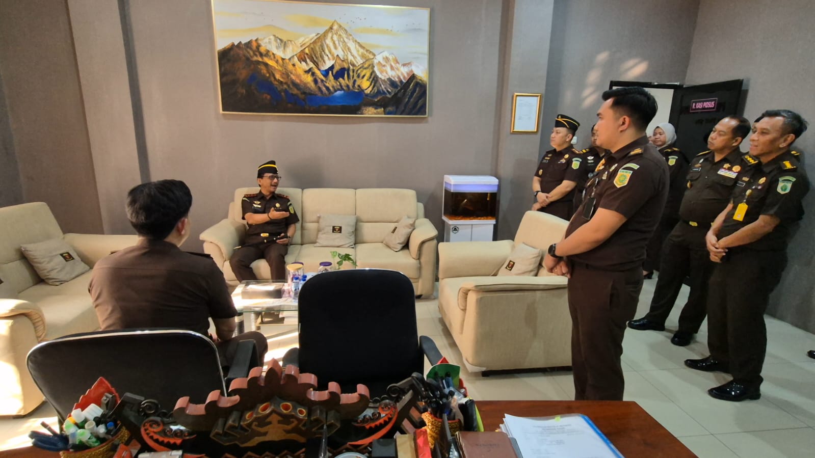Kunker ke Kejari OKU Timur, Kajati Sumsel Tekankan Profesionalisme dan Pelayanan