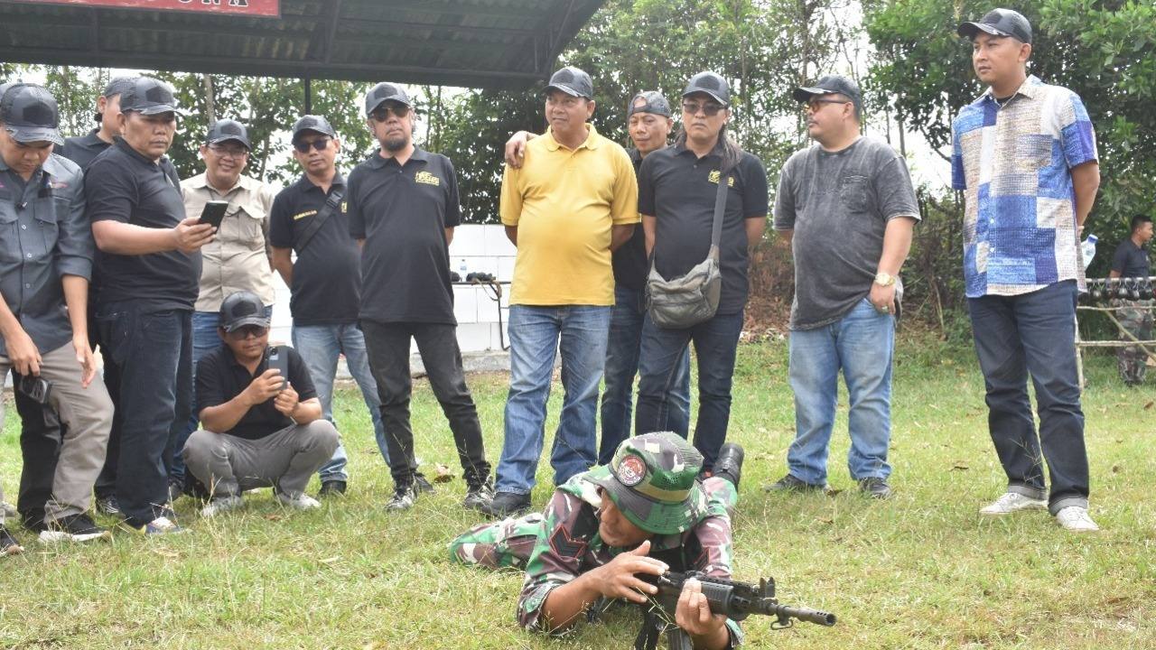 Gelar Coffee Morning Bersama Insan Pers, Yonkav 5/DPC Pererat Silaturahmi, Perkenalkan Alutsista Baru dan Lati
