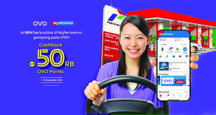  Promo Terbaru : Isi BBM di MyPertamina dengan OVO, Dapatkan Cashback 50.000, Mau? 