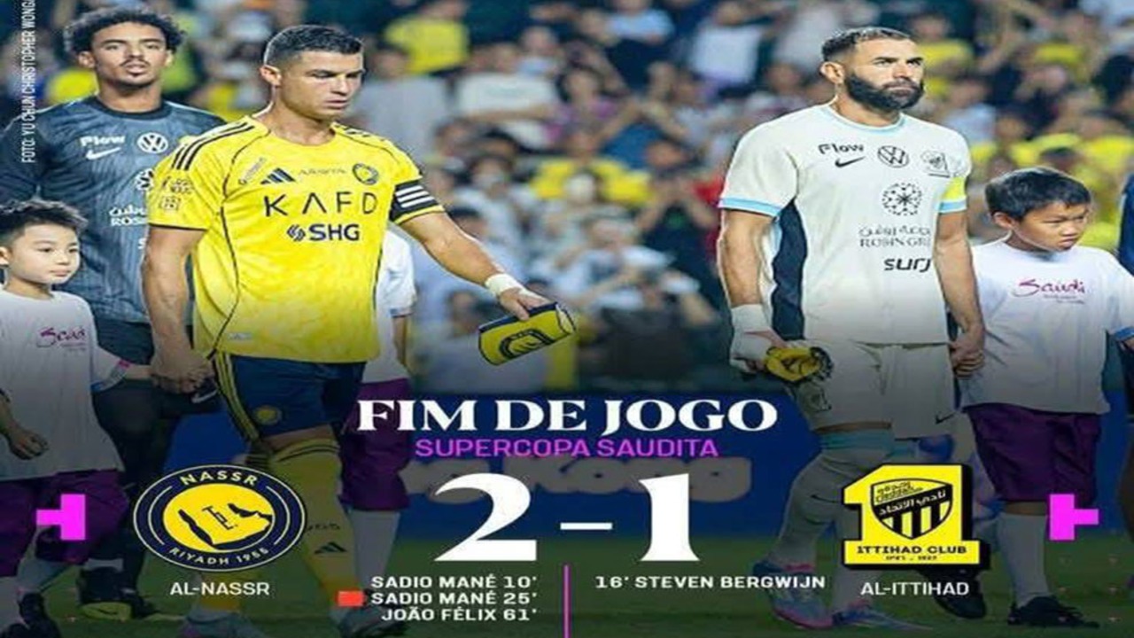 Saudi Super Cup 2025: Al Nassr Tumbangkan Al Ittihad 2-1