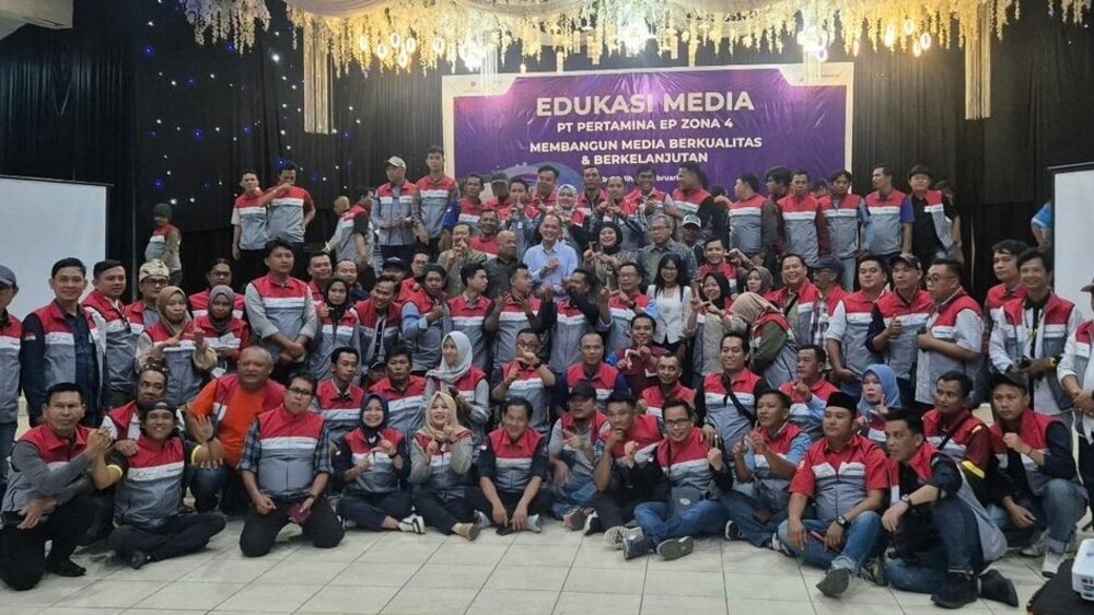 Komitmen Dukung Perkembangan Media, Pertamina EP Zona 4 Gelar Edukasi Media