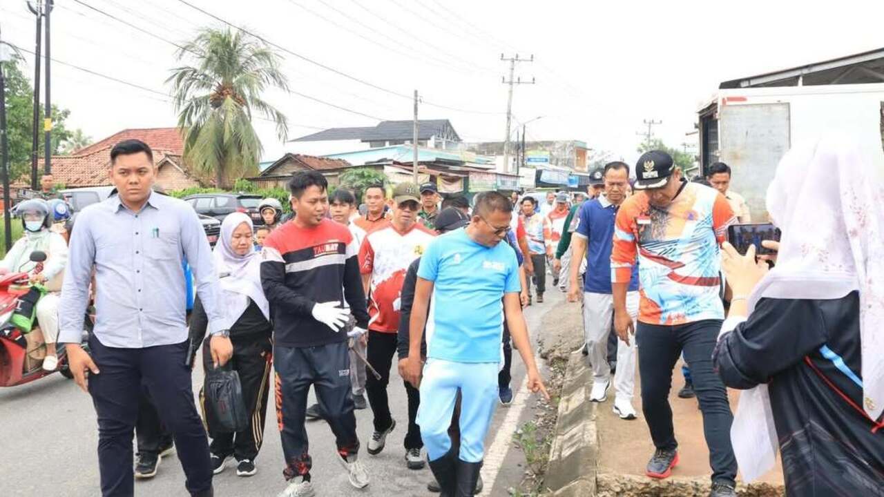 Hujan Lebat Picu Banjir di Prabumulih, H Arlan Pastikan Perbaikan Drainase, Normalisasi dan Perda Sampah