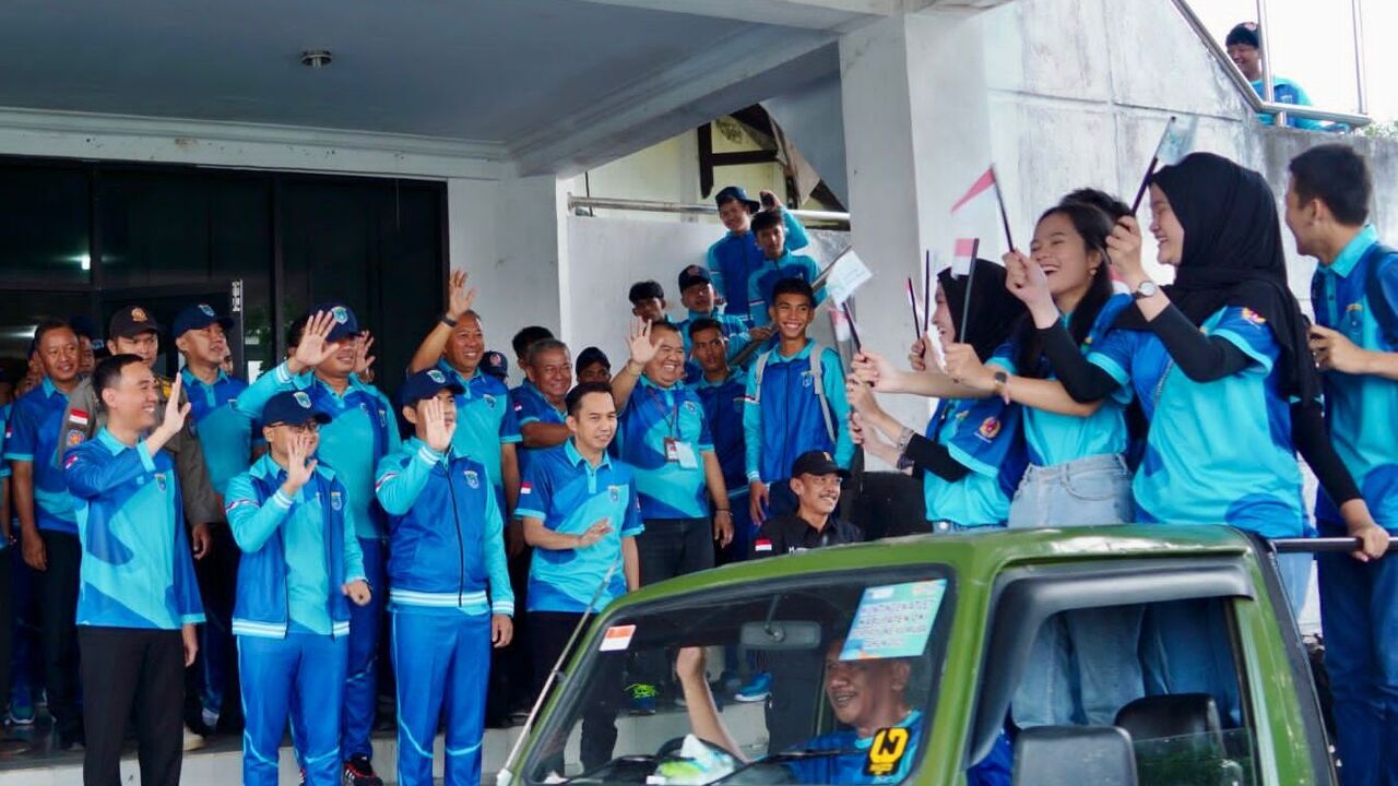 Bupati OKI Lepas 250 Atlet Menuju Porprov XV Muba, Koni Target Masuk 5 Besar