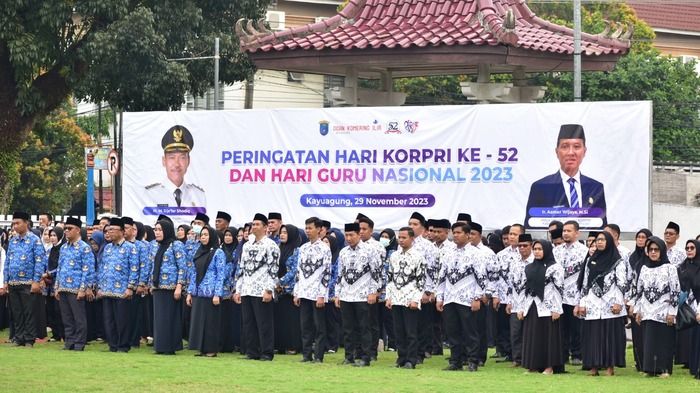 HUT Ke-52 Korpri, Sekda OKI Dorong Inovasi dalam Birokrasi 