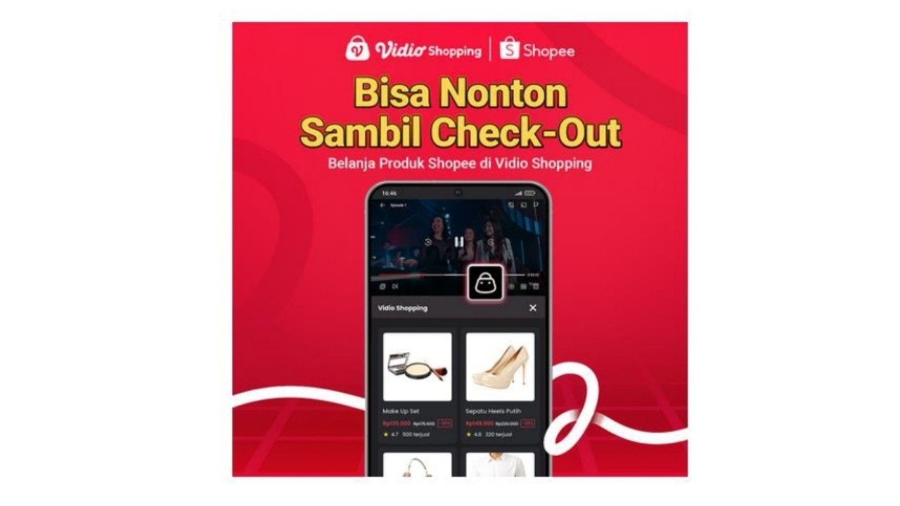 Kolaborasi Strategis Vidio dan Shopee Lewat Vidio Shopping, Tawarkan Pengalaman Belanja Sambil Menonton