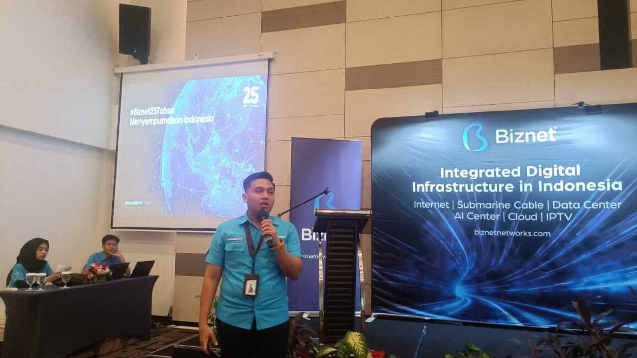 IRT hingga Pedagang Kecil di Sungsang Kini Melek Digital Berkat Wifi Gratis dari Biznet