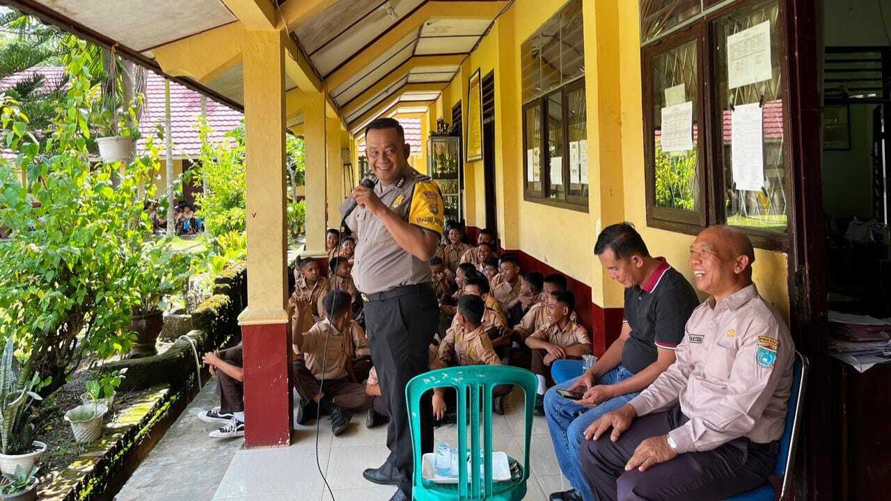 Libatkan Kepolisian Para Siswa Di Ogan Ilir di Edukasi Bahaya Narkoba, Bullying hingga Judi Online