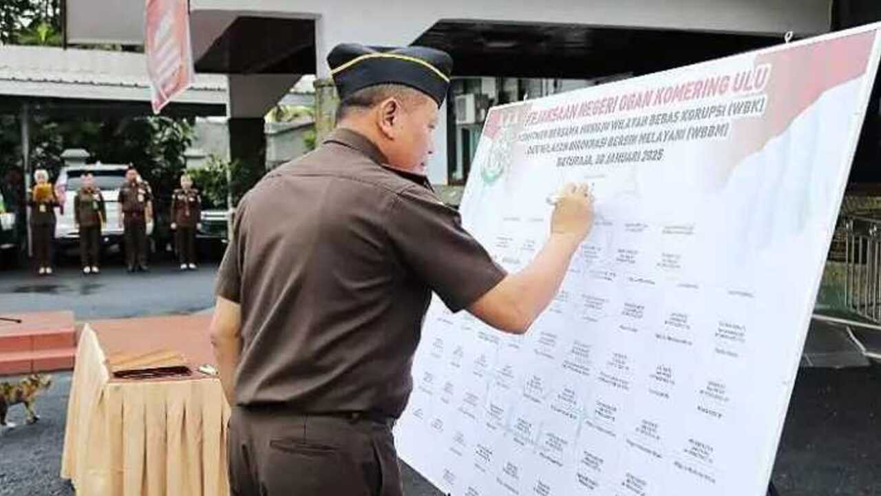 Canangkan WBK, Kajari OKU Tegaskan Jangan Hanya Sebatas Simbolis Saja