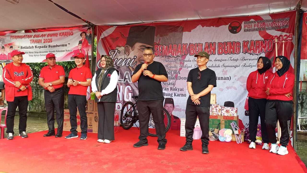 PDIP Muara Enim Gelar Kegiatan Bulan Bung Karno