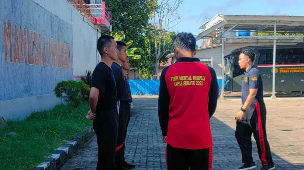  Lapas Sekayu Kemenkumham Sumsel Bina Fisik dan Mental CPNS Baru