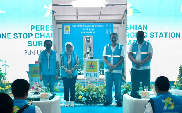 PLN Resmikan One Stop EV Charging Station, Dukung Green Tourism di Kota Bandung